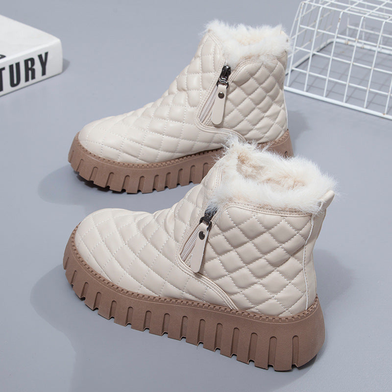 Winter Warm Women’s Treaded Winter Boots