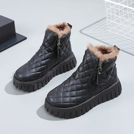 Winter Warm Women’s Treaded Winter Boots