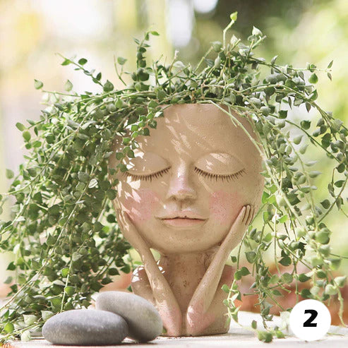 GardenOase™ – Succulent Face Planter for Decorative & Lively Garden Decoration [50% Off]