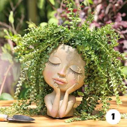 GardenOase™ – Succulent Face Planter for Decorative & Lively Garden Decoration [50% Off]