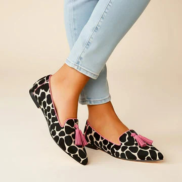 Bow Detail Classic Orthopedic Loafers