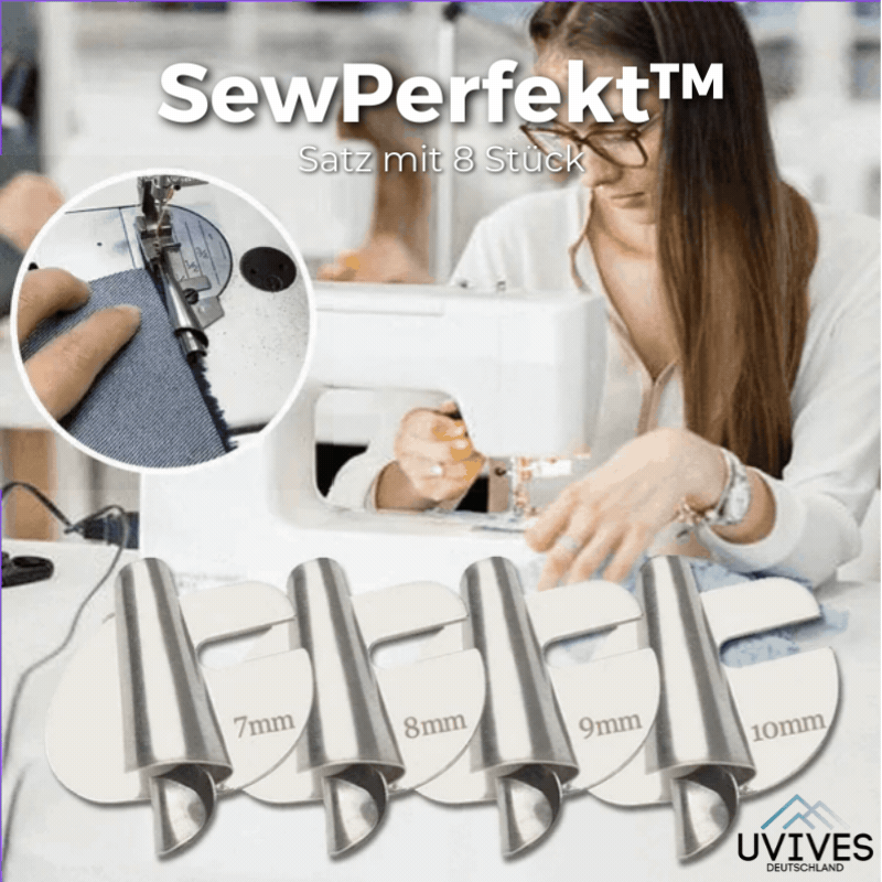 SewPerfect™ - Spiral Foot Set for Perfect Hems [4 + 4 Free]