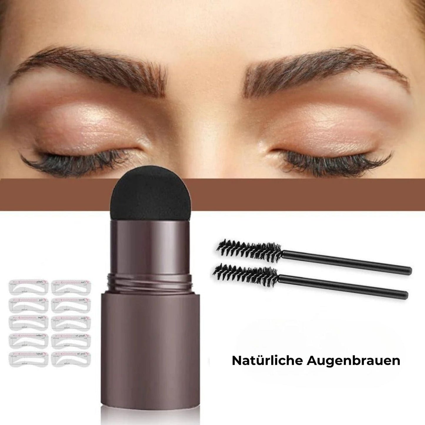 BrowStamp™ – Perfect eyebrow stamping styling set for effortlessly defined eyebrows [50% Off]