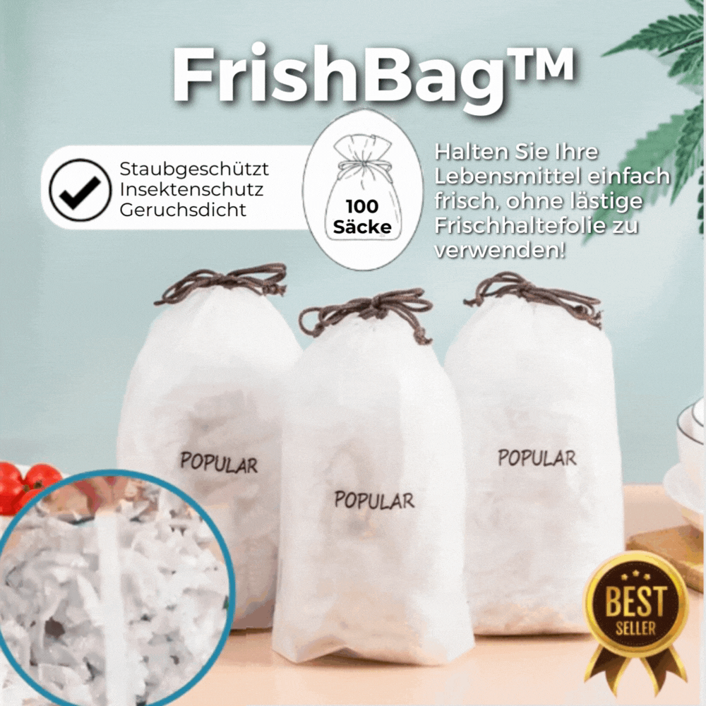 FrishBag™ - Reusable Food Storage Bags 100 Pieces [50% Discount]