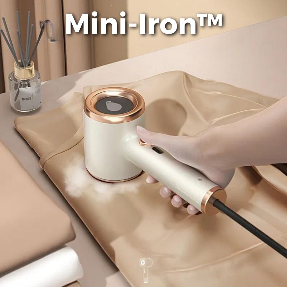 Portable Mini Iron for Clothes – Compact Travel Steamer for Quick Wrinkle