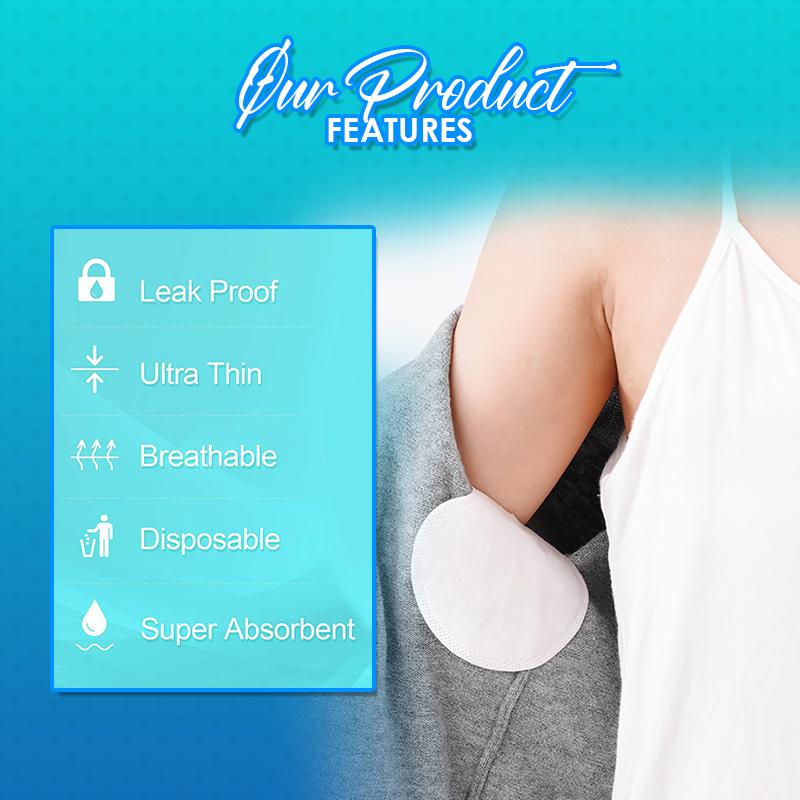 Semfra™ – Disposable Underarm Pads for Safe and Fresh Protection [50% Off]