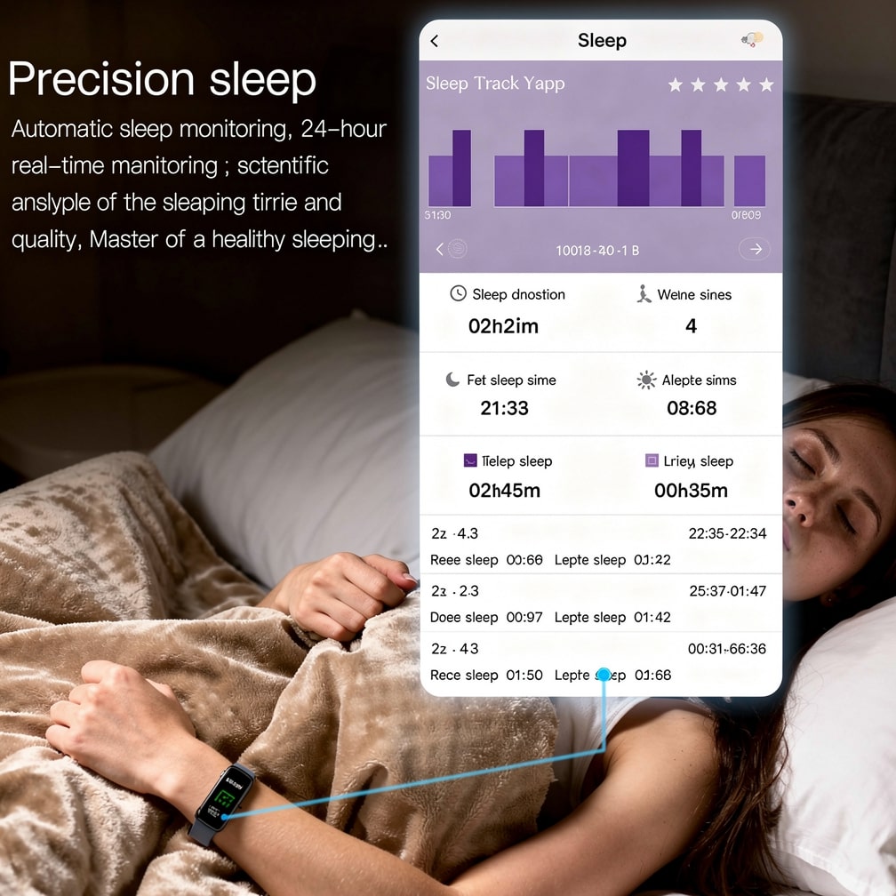 Pedometer Watch for Women & Men | ECG, Blood Pressure & Sleep Tracking | Vitaro