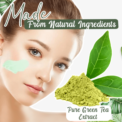 Green Tea Clay Mask Stick for Deep Pore Cleansing – 2 Pack