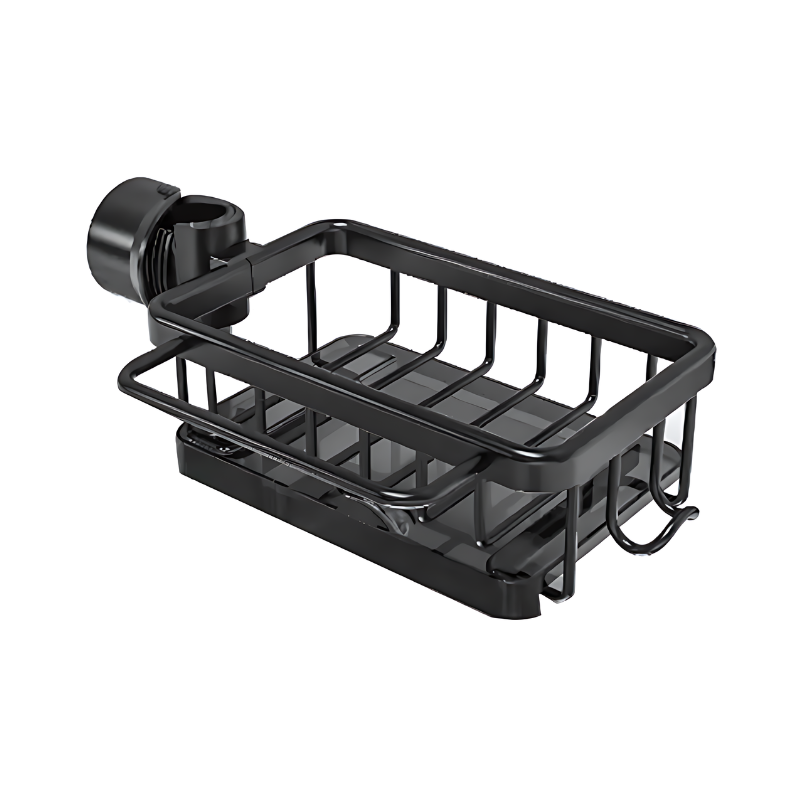 Sink Drain Shelf – No Drilling Required, Made of Aluminum