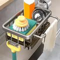 Sink Drain Shelf – No Drilling Required, Made of Aluminum