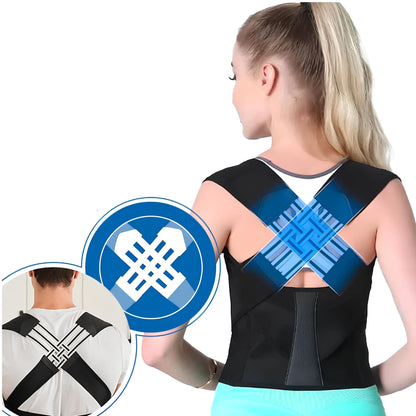 Posture Corrector | Back & Shoulder Support | Ergonomic Fit | Cerviless Pro