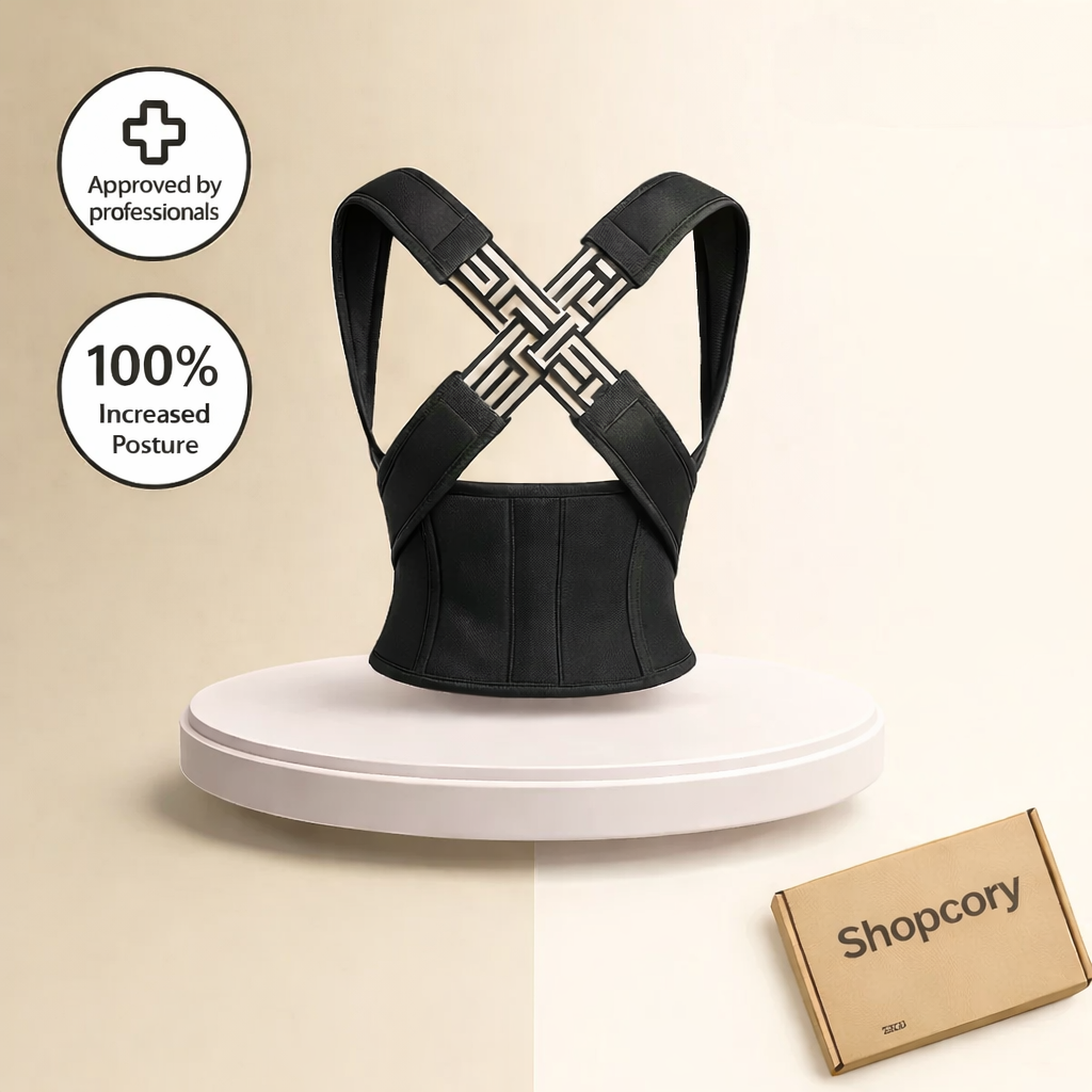 Posture Corrector | Back & Shoulder Support | Ergonomic Fit | Cerviless Pro