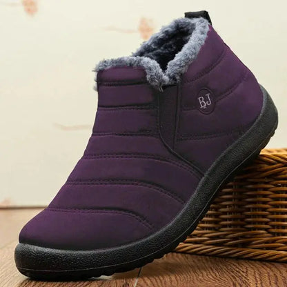 Classic Warm Slip-On Boots with Short Shaft Women