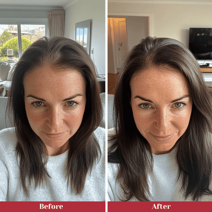 Red Light Hair Growth Brush | Scalp Stimulation | LED Therapy | Thicker Hair Look | LuxoraBoost