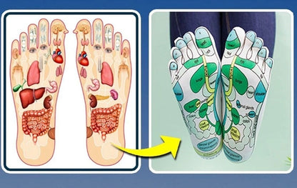 Reflexology Socks | Pressure Point Design | Relaxing Support | Zenfeet Socks