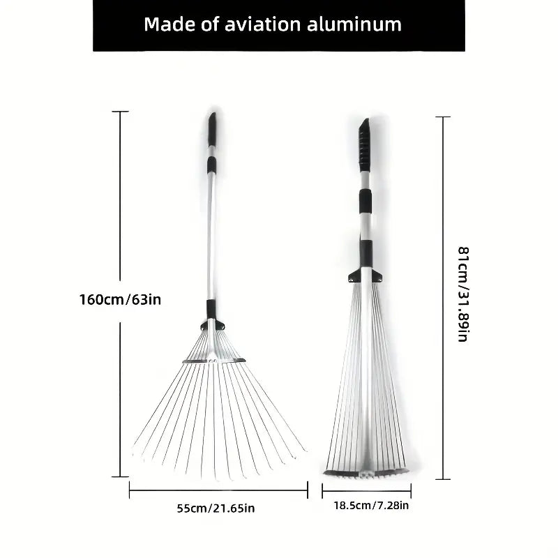 RetractPro™ – Versatile, Extendable Garden Rake for Fast & Effortless Work [50% Off]