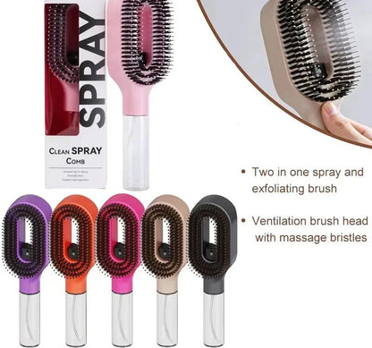 AquaBrush – Styling Brush with Fine Water Mist Function for Silky Smooth Hair [50% OFF]