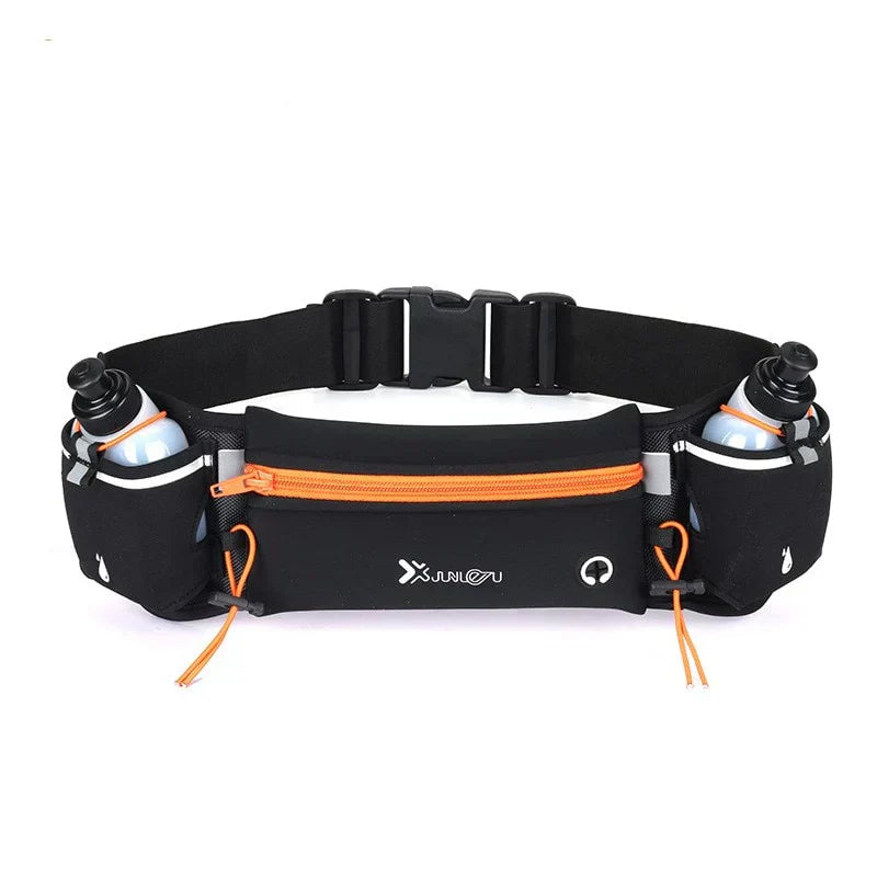 HydroRun™ – Running Belt with 2 Bottles and Practical Extra Storage [50% Off]