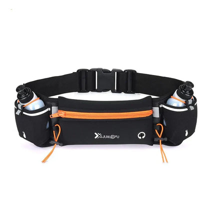HydroRun™ – Running Belt with 2 Bottles and Practical Extra Storage [50% Off]