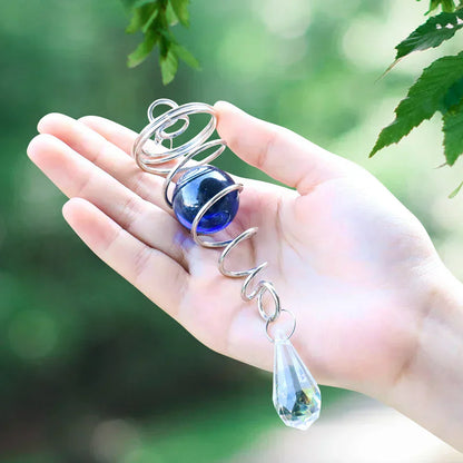 CrystalTwister – Stainless Steel Wind Spinner for Enchanting Garden Decoration [50% Off]