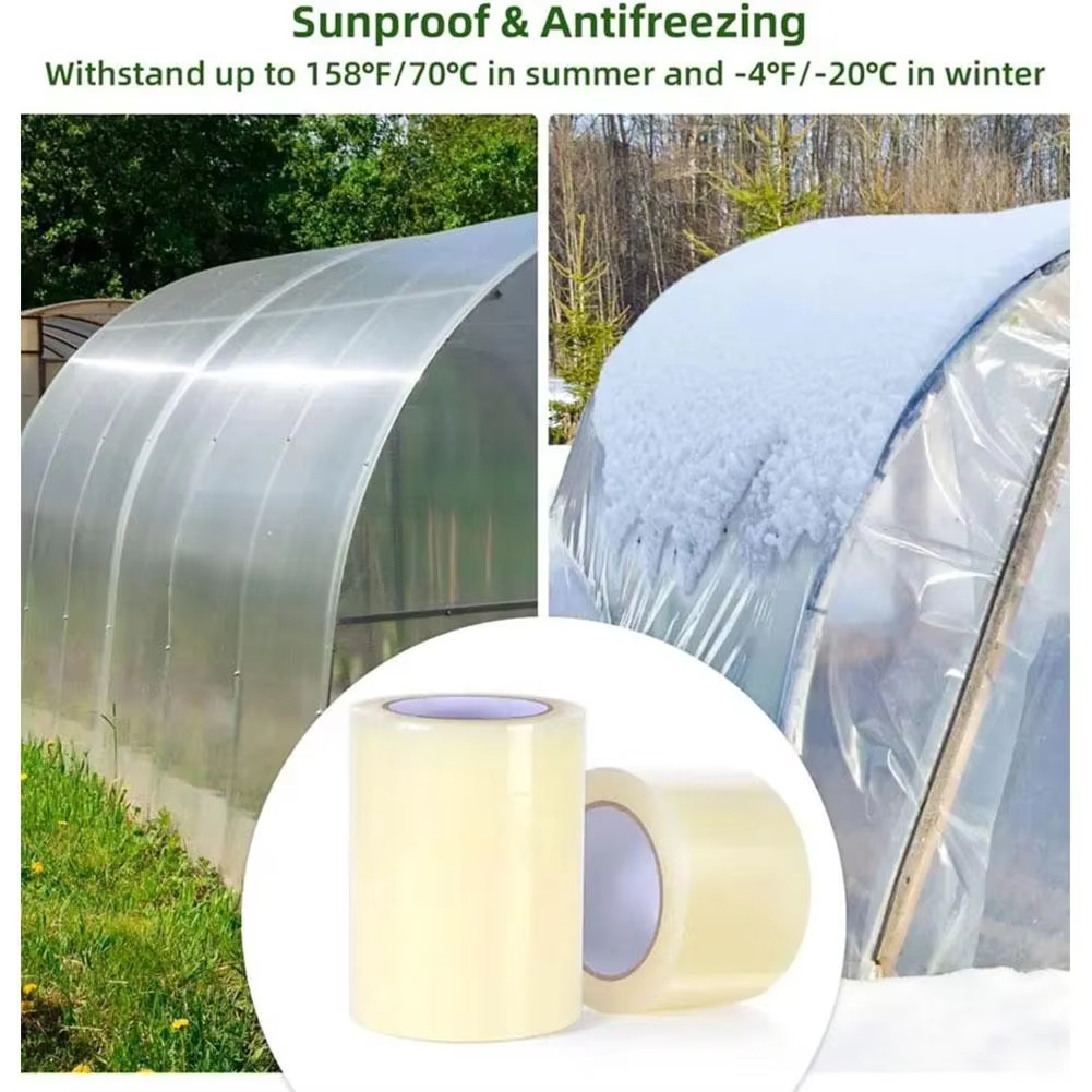 UV Resistant Greenhouse Film Repair Tape – Weatherproof PE Adhesive 10m