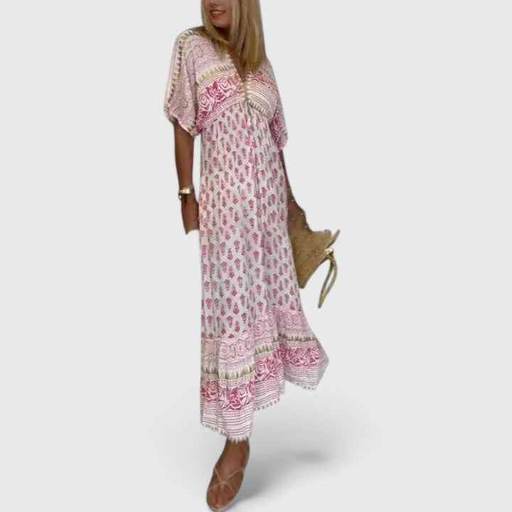 Women's Spring Boho Maxi Dress
