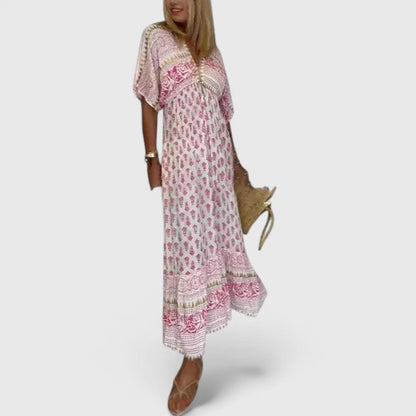 Women's Spring Boho Maxi Dress