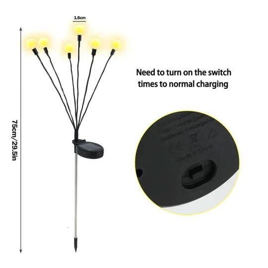 Solar Firefly Garden Lights – Weatherproof LED Outdoor Lamp