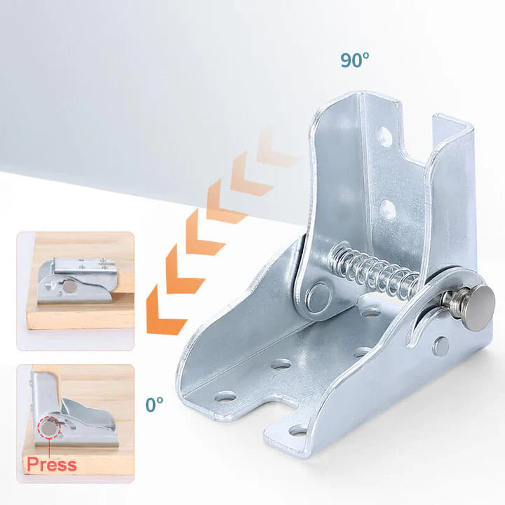 FoldHinge™ 90° Self-Locking Folding Hinges – Buy 1 Get 1 FREE