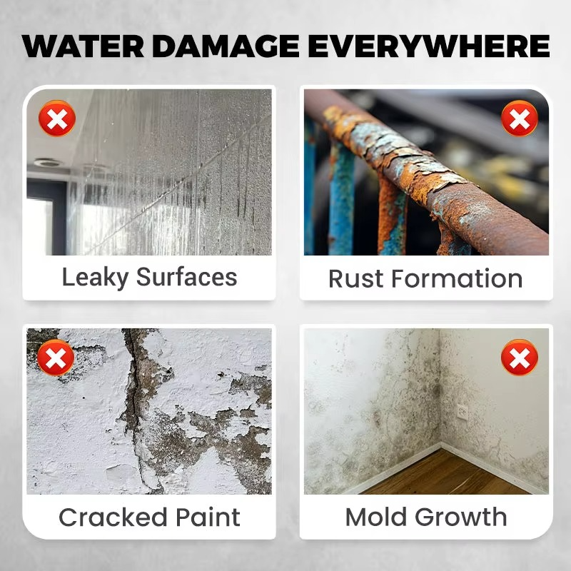 Transparent Waterproof Surface Sealant for Walls, Roofs & Facades