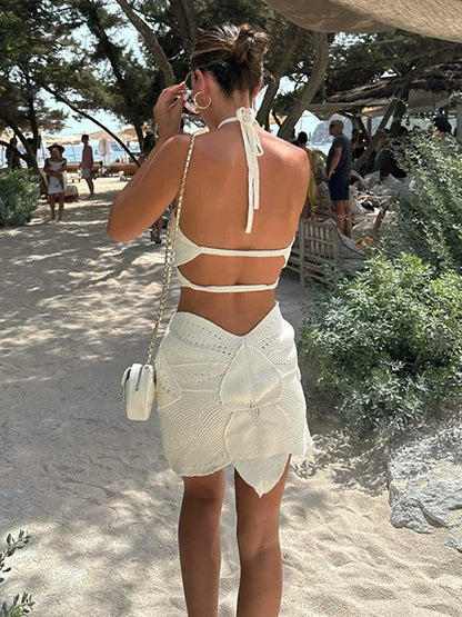 Knit Summer Dress with Lightweight Breathable Fabric for Women