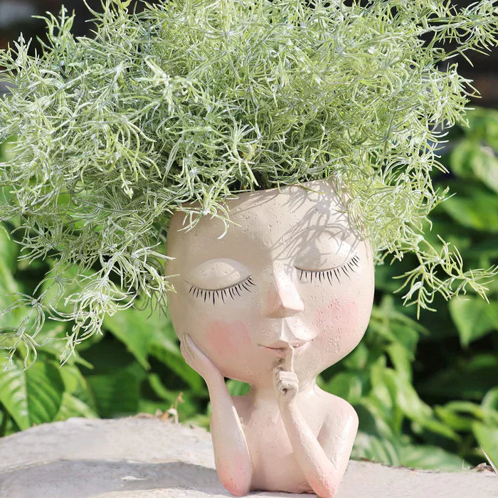 GardenCharm™ Artistic Lady Face Planter — 50% Off