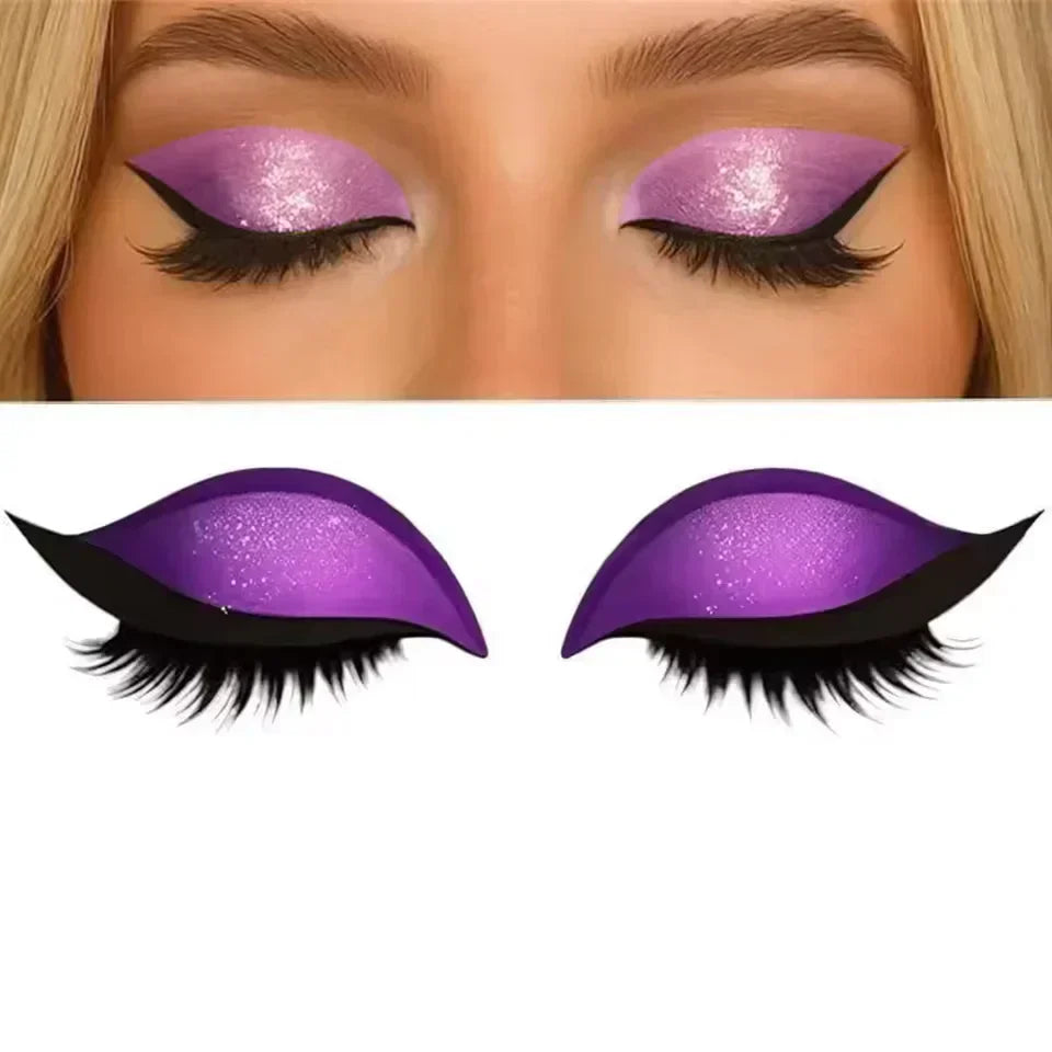 Reusable Peel & Stick Eye Makeup Stickers – Waterproof Instant Glam Look