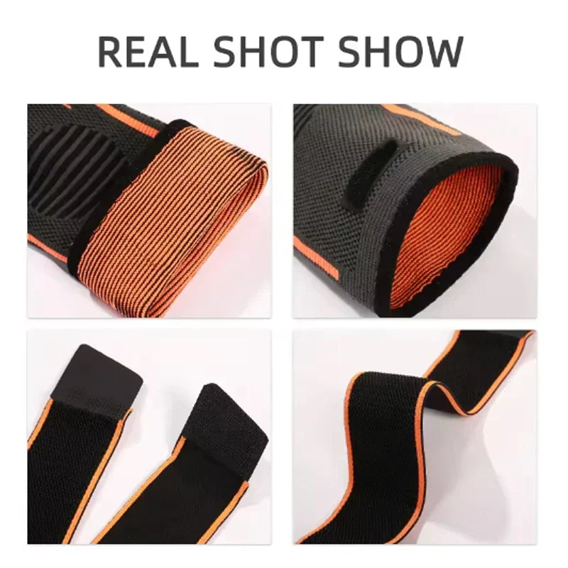Adjustable Ankle Support Brace with Compression Strap for Sports & Everyday Use