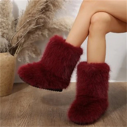 Women’s Winter Warm Fuzzy High Boots