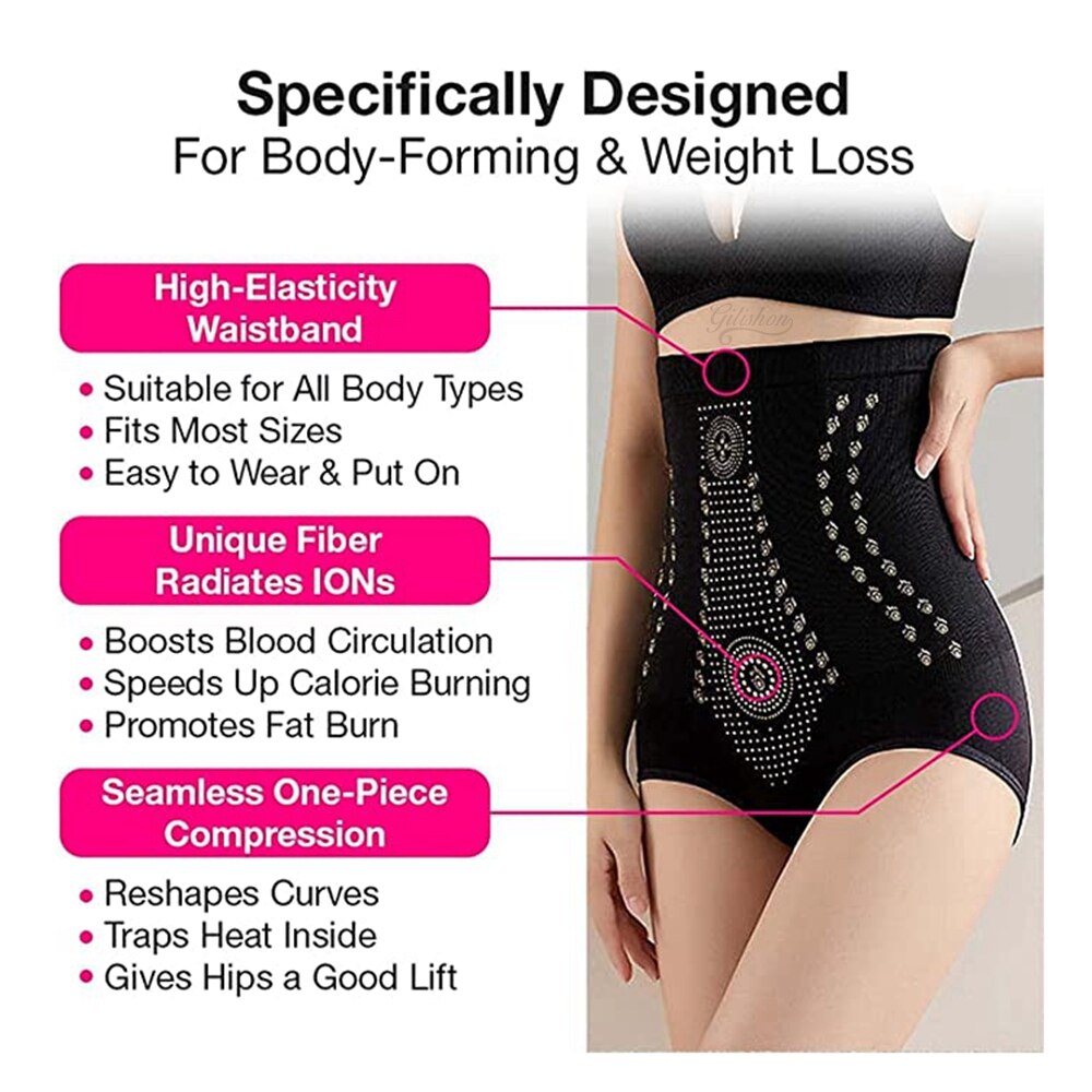 High-Waisted Shapewear Shorts for Tummy and Butt Contouring