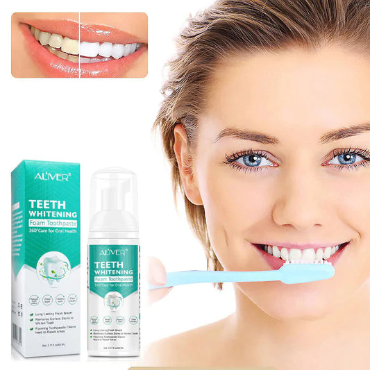 Aliver™ Whitening Foam Toothpaste – Buy 1 Get 1 FREE
