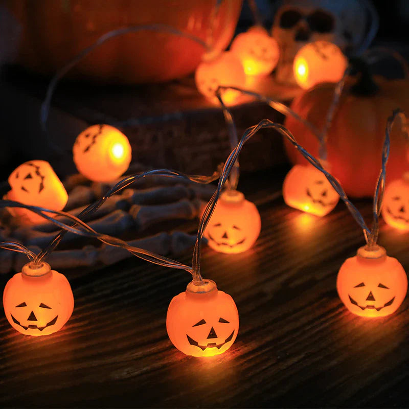 LedString™ – Pumpkin Skull Eyeballs String Lights [50% Off]