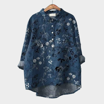 Botanical Relaxed Buttoned Shirt