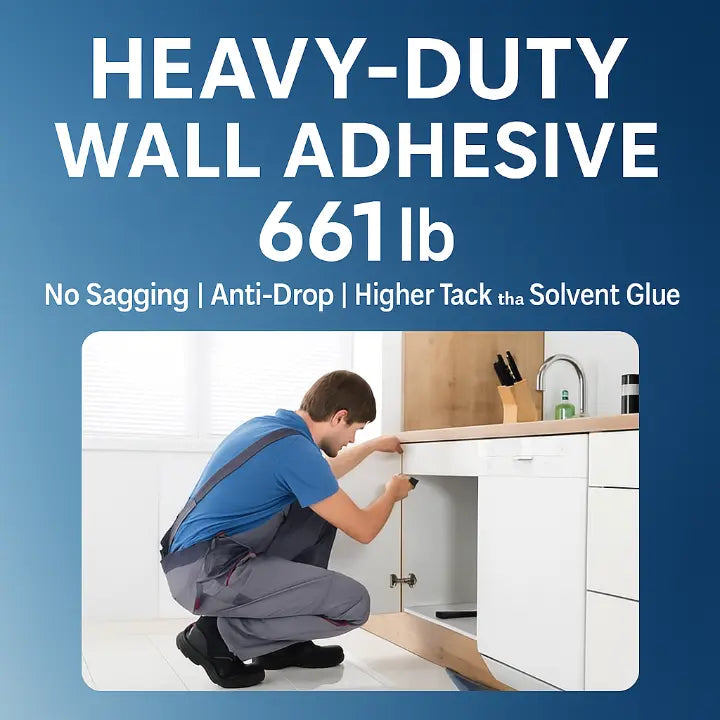 GlueMetal™ – Tested up to 300 kg Shear Strength, Extremely Strong & Durable [1 + 1 Free]