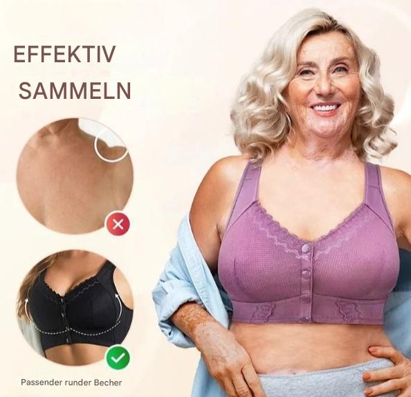 Estella™ – Cotton Front-Opening Bra for Senior Women Comfort [1 + 1 Free]