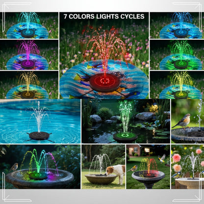 SolarFountain™ – Legendary Interactive Solar Water Fountain with Decorative Garden Design [50% Discount]