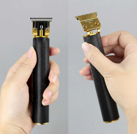 Cordless Precision Hair & Beard Trimmer with Carbon Steel T-Blade