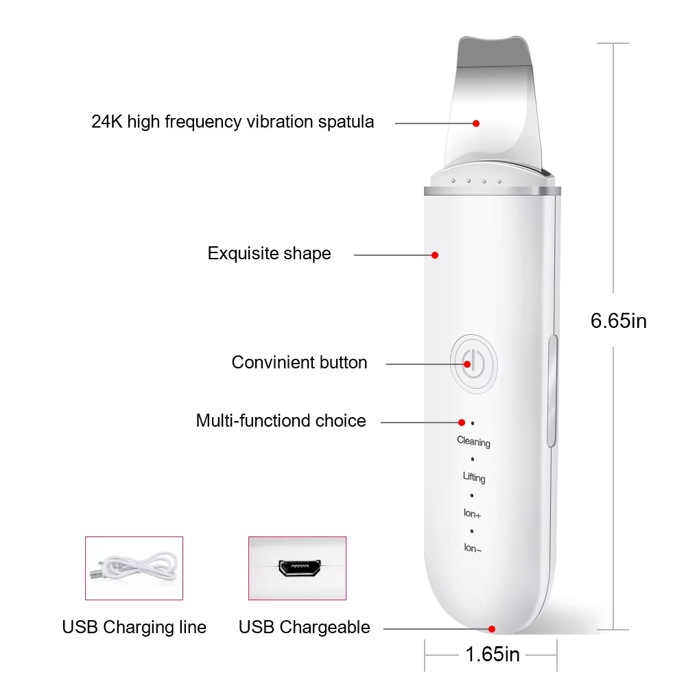 SkinSonic™ – Ultrasonic skin scrubber for deep cleansing, gentle care & radiant skin [50% Discount]