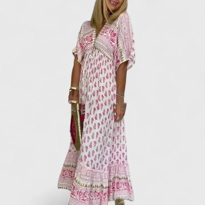 Women's Spring Boho Maxi Dress