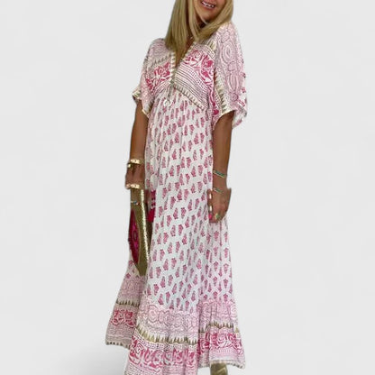 Women's Spring Boho Maxi Dress