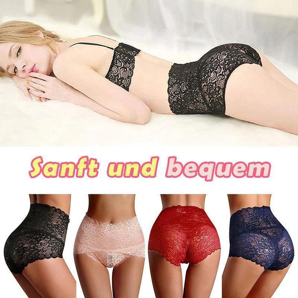 LaceLux™ High-Waisted Lace Panties with Gentle Shaping [1 + 1 Free]