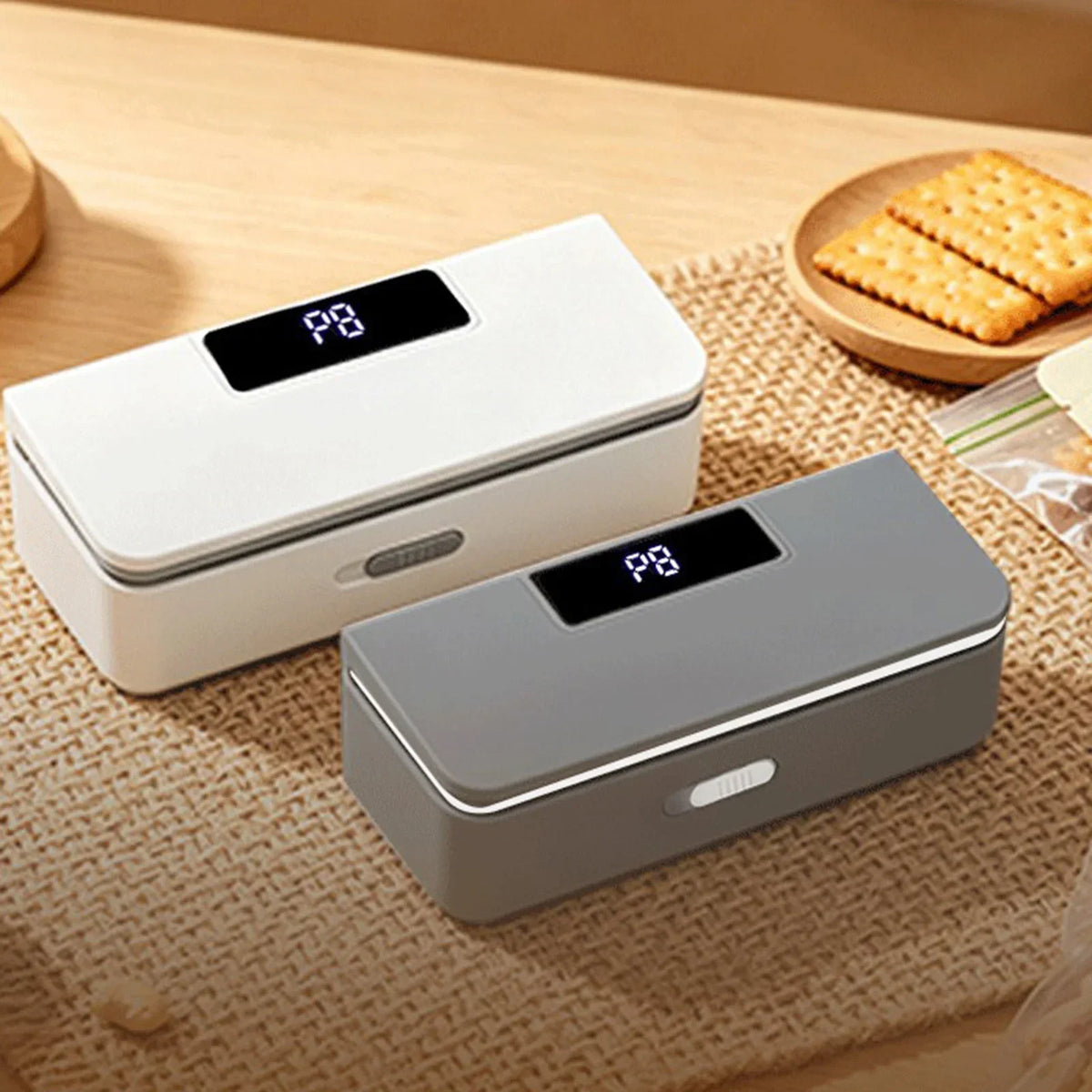 Rechargeable Bag Sealer with 8 Heat Settings & Built-In Cutter