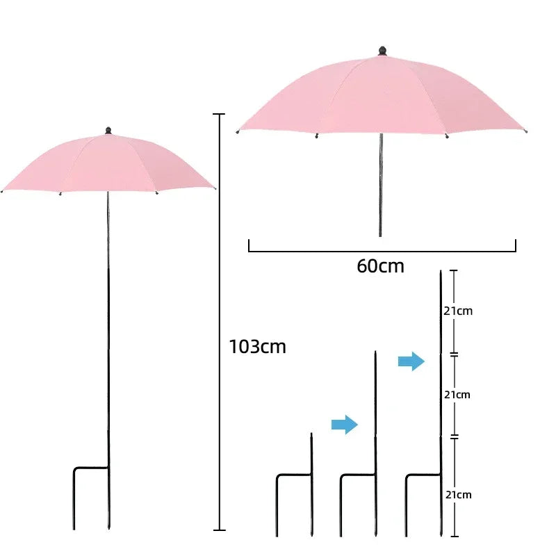 Adjustable Plant Umbrella with UV Protection for Garden & Patio
