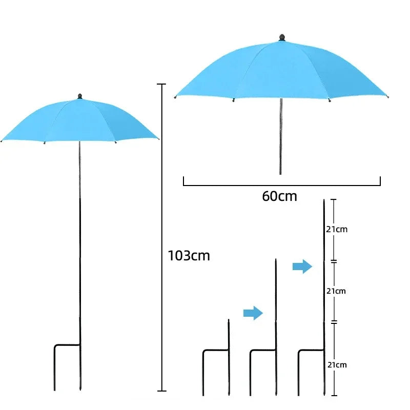 Adjustable Plant Umbrella with UV Protection for Garden & Patio